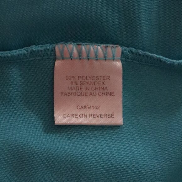 Aerion Base Layer Activewear Large Blue Horse Stretch Long Sleeve Layering Top - Picture 9 of 10